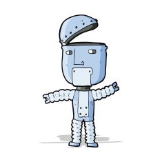 Cartoon Robot N163