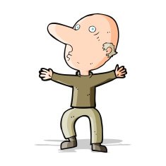 cartoon worried middle aged man N4
