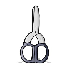 Cartoon Scissors N28