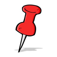 cartoon drawing pin N5
