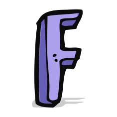 cartoon letter N46