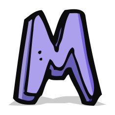 cartoon letter N48