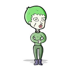 cartoon zombie girl N6