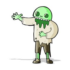 cartoon spooky zombie N5