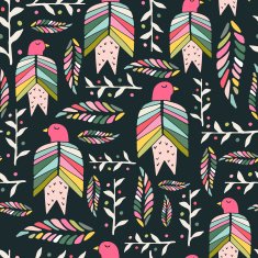 pattern with birds N7