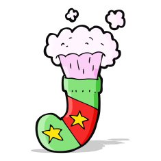 cartoon magic christmas stocking N4