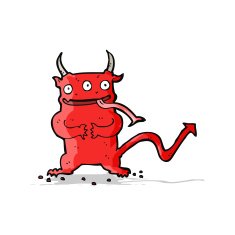 cartoon little demon N13