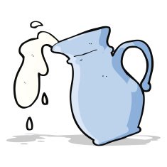 Cartoon Milk Jug N12