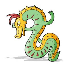 saxon dragon cartoon N4