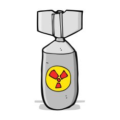 cartoon nuclear bomb N9