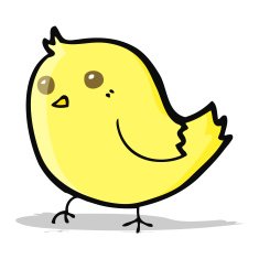 Cartoon Bird N203