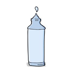Cartoon Water Bottle N53