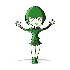 Cartoon Vampire Girl N107