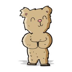 cartoon happy little bear N2