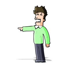 cartoon man accusing N11