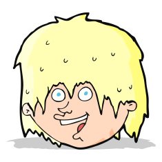 cartoon happy man N216