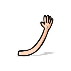 cartoon arm N49