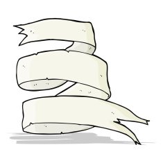 old scroll banner cartoon N4