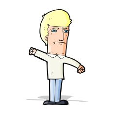 cartoon angry man N54