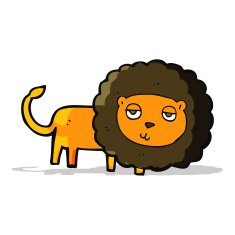 Cartoon Lion N92