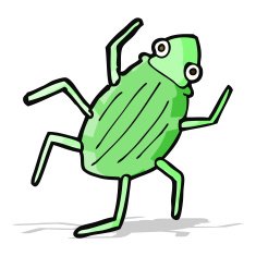 cartoon bug N46