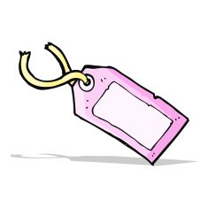 cartoon luggage tag N19