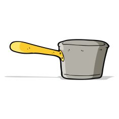 cartoon kitchen pan N9