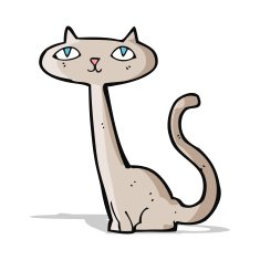 Cartoon Cat N193