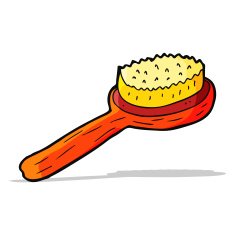 cartoon old brush N5