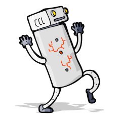 Cartoon Robot N165
