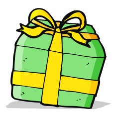 cartoon present N32