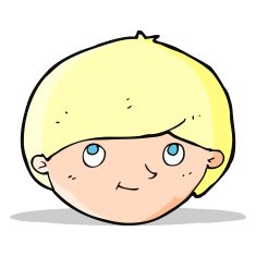 cartoon happy man N217