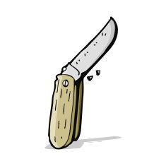 cartoon folding knife N17
