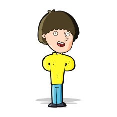 cartoon happy man N219