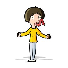 cartoon woman telling lies N4