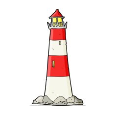 cartoon light house N5