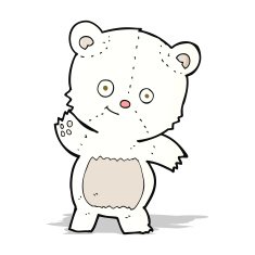 cute polar bear cartoon N9