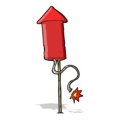 cartoon firework N31