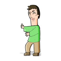 cartoon angry man N55