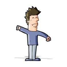 cartoon stressed man N36