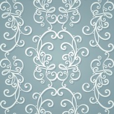 Seamless Ornate Pattern (Vector) Hand Drawn Texture N49