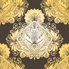 Seamless Ornate Pattern (Vector) Hand Drawn Texture N58