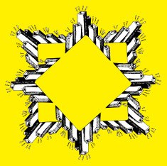 Corner Doodles Yellow