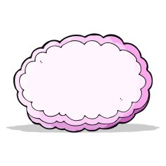 cartoon decorative cloud N19