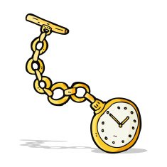 Cartoon Old Pocket Watch N5