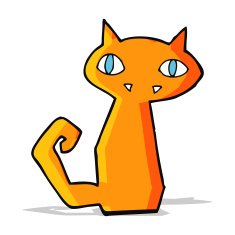 Cartoon Cat N194