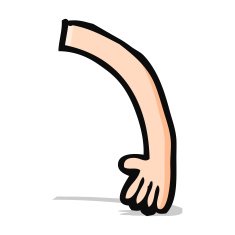 cartoon arm N53