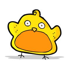 Cartoon Bird N206