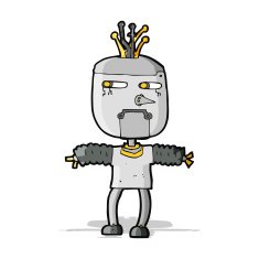 Cartoon Robot N170