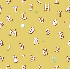 vector letters background signs N2